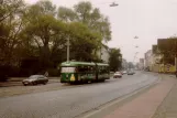 Bremen ekstralinje 5 med ledvogn 431 på Leibnizplatz (1989)