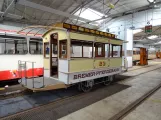 Bremen hestesporvogn 23 under restaurering Das Depot (2017)