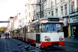Bremen sporvognslinje 10 med ledvogn 3529 ved Brunnenstraße (2003)