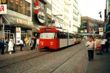 Bremen sporvognslinje 2 med ledvogn 3536 ved Am Brill (Hutfilter-/Obernstraße) (2000)