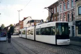 Bremen sporvognslinje 3 med lavgulvsledvogn 3004 ved St. Jürgen Straße (2003)