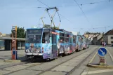 Brno sporvognslinje 8 med ledvogn 1720 ved Životského (2008)