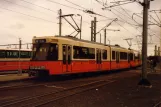 Bruxelles De Kusttram med ledvogn 6113 nær Oostende Station (1982)