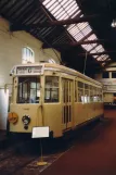 Bruxelles motorvogn 10485 i Musée du Tram (1990)
