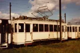 Bruxelles motorvogn 9924 ved remisen Depot Trazegnies (1981)