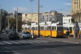 Budapest sporvognslinje 49 med motorvogn 3313 nær Deák Ferenc tér (2006)