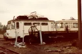 Charleroi arbejdsvogn 21000 ved remisen Jumet (1981)