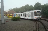 Charleroi ledvogn 7404 ved remisen Jumet (2014)