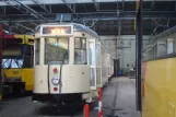 Charleroi museumsvogn under restaurering Anderlues (2014)