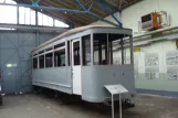 Chemnitz bivogn 566 under restaurering Straßenbahnmuseum Chemnitz (2015)