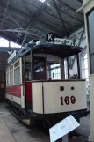 Chemnitz motorvogn 169 i Straßenbahnmuseum (2015)