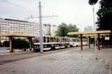 Cottbus sporvognslinje 3 med ledvogn 63 ved Stadtpromenade (1993)