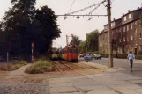 Dessau motorvogn 32 på Heidestr. (1990)