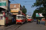 Donetsk motorvogn 4797 foran Chervonoarmiiska Street (2012)
