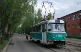 Donetsk sporvognslinje 4 med motorvogn 4786 på Profesoriv Bohoslavs'kykh Street (2011)