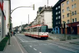 Dortmund sporvognslinje U44 med ledvogn 150 ved Heinrichstr. (2007)