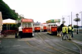 Douglas, Isle of Man Horse Drawn Trams med åben hestesporvogn 35 ved Derby Castle (2006)