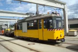 Dresden arbejdsvogn 201 011-7 ved remisen Betriebshof Trachenberge (2015)
