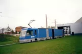 Dresden CarGoTram med motorgodsvogn 2005 ved Volkswagenwerke Logistik-zentrum (2002)