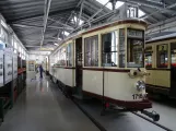 Dresden motorvogn 1716 i Straßenbahnmuseum (2019)