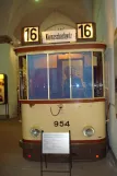 Dresden motorvogn 954 på Verkehrsmuseum Dresden (2011)