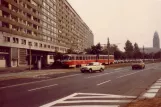 Dresden sporvognslinje 3 på Leningrader Straße (St. Petersburger Straße) (1983)