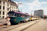Dresden sporvognslinje 4 ved Pirnaischer Platz (Stadtmuseum) (1996)