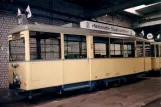 Düsseldorf museumsvogn 14 inde i remisen Betriebshof Lierenfeld (1996)