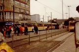 Düsseldorf sporvognslinje 707 ved Hauptbahnhof (1981)