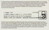 Enkeltbillet til Bruxelles Interkommunale Transport Selskab (MIVB/STIB), bagsiden (2017)