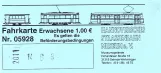 Enkeltbillet til Hannoversches Straßenbahn-Museum (HSM) (2014)