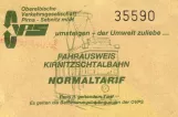 Enkeltbillet til Regionalverkehr Sächsische Schweiz-Osterzgebirge (RVSOE) (1996)