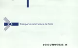 Enkeltbillet til Sociedade de Transportes Colectivos do Porto (STCP), bagsiden (2008)