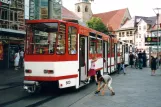 Erfurt sporvognslinje 6 med ledvogn 503 ved Angen (2003)