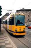 Essen sporvognslinje 104 med ledvogn 1404 på Kaiserplatz (1996)