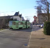 Frankfurt (Oder) sporvognslinje 2 med ledvogn 219 ved Messegelände (2022)