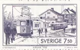 Frimærke: Kiruna sporvognslinje på Hjalmar Lundbohmsvägen (1995)