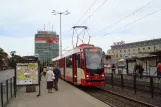 Gdańsk sporvognslinje 11 med ledvogn 1144 ved Dworzec Glówny Gdańsk (2011)