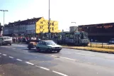 Gdańsk sporvognslinje 2 på Brama Wyżynna Plac. 1. maja (1992)