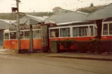 Geneve motorvogn 704 ved remisen Dépôt La Jonction (1982)
