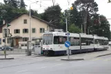 Geneve sporvognslinje 12 med ledvogn 825 ved Rondeau (2010)