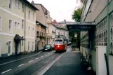 Gmunden sporvognslinje 174 med motorvogn 8 ved Kuferzelle (2004)