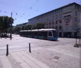 Gøteborg lavgulvsledvogn 416 "Carin Mannheimer" på Östra Hamngatan (2018)