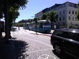 Gøteborg sporvognslinje 10 med motorvogn 840 på Östra Hamngatan (2018)