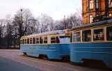Gøteborg sporvognslinje 2 med motorvogn 511 på Linnéplatsen (1962)