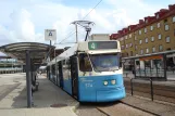 Gøteborg sporvognslinje 4 med ledvogn 374 "Albert Ehrensvärd" ved Mölndal (2009)