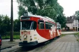Gorzów Wielkopolski sporvognslinje 1 med ledvogn 261 ved Wieprzyce (2004)
