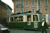 Graz motorvogn 212 på Jakominiplatz (1986)