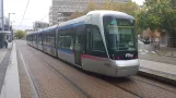 Grenoble sporvognslinje B med lavgulvsledvogn 6007 ved Palais de Justice (2018)