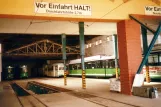 Halberstadt museumsvogn 36 inde i remisen Friedhof (2001)